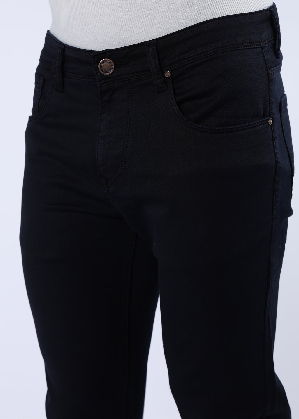 Men's Classic Slim Fit Stretch Dark Indigo Jeans