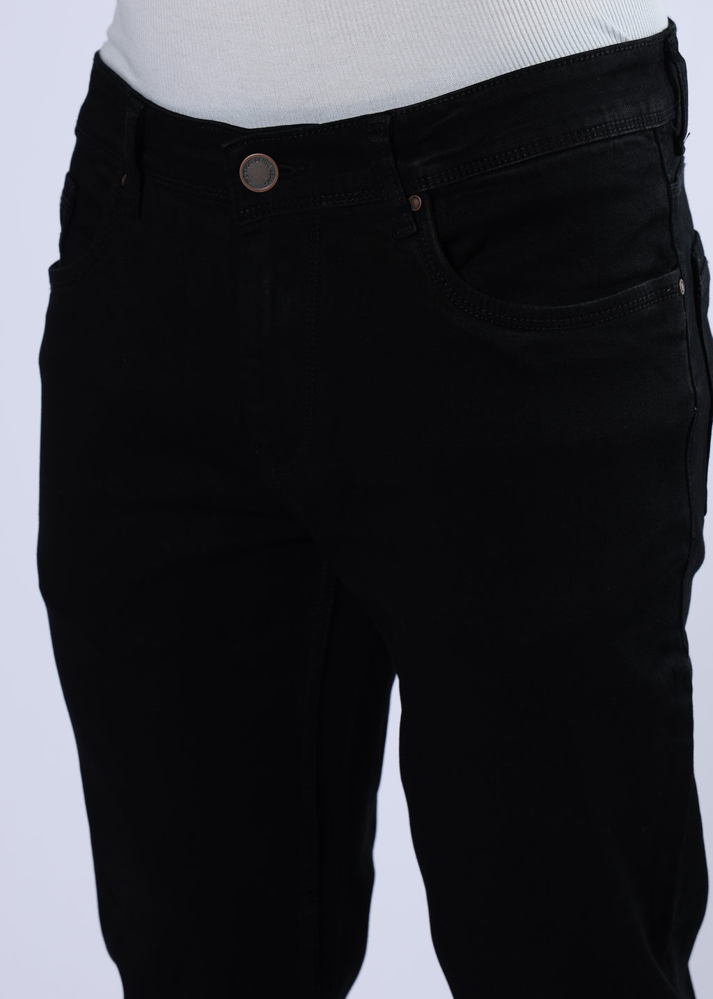 Men's Everyday Comfort Fit Stretch Black Jeans
