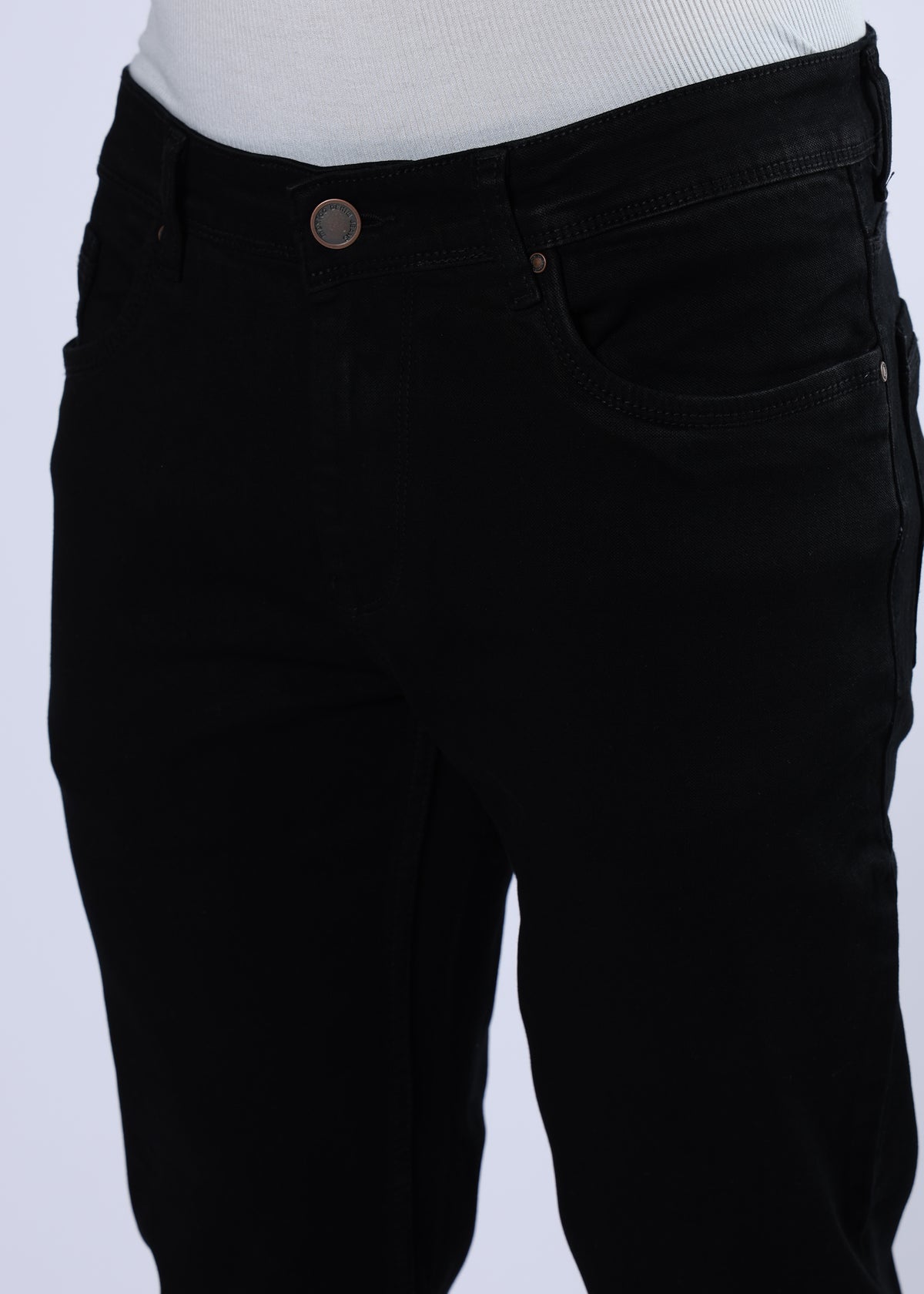 Men's Everyday Comfort Fit Stretch Black Jeans