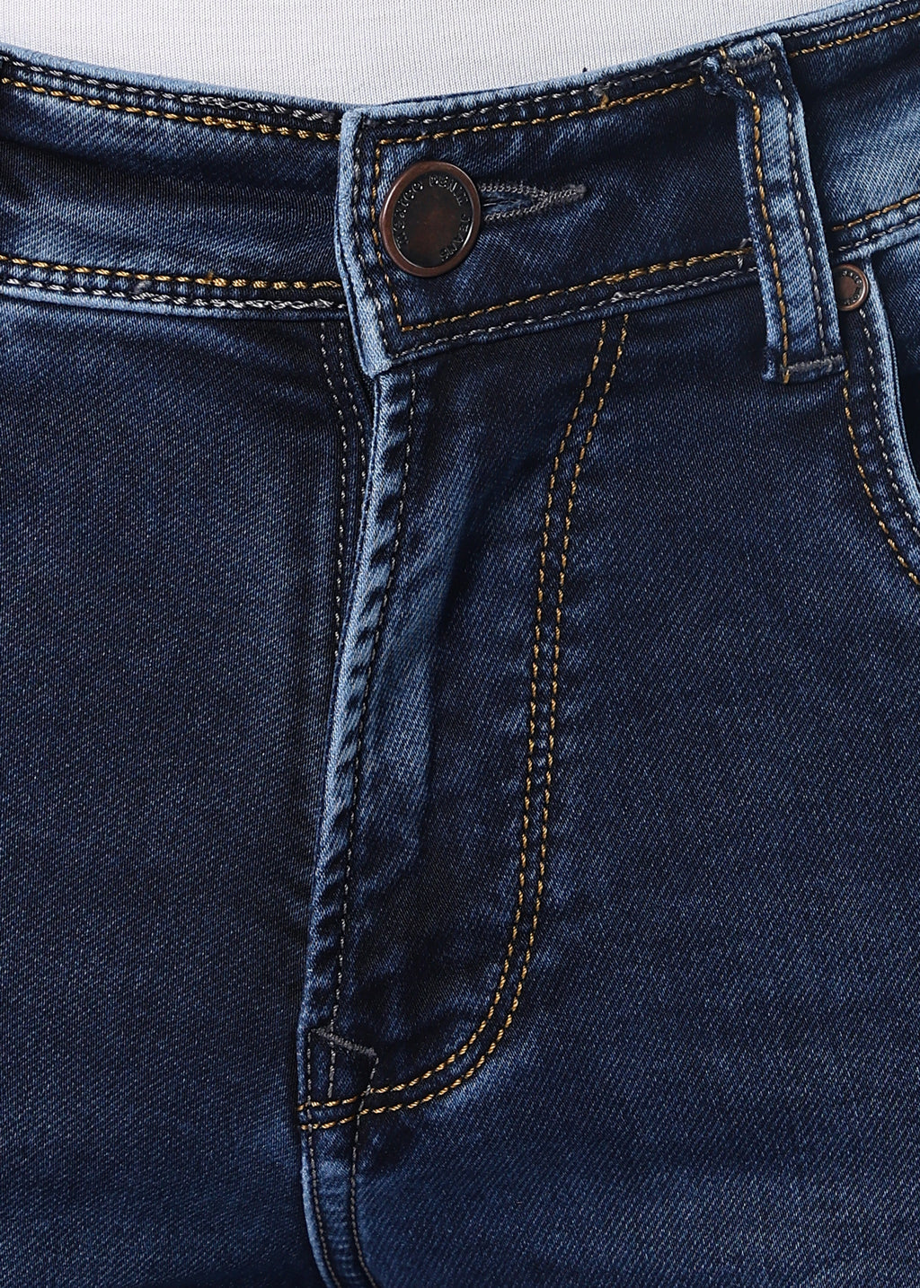 Men's Classic Slim Fit Stretch Med Indigo Jeans