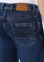 Men's Classic Slim Fit Stretch Med Indigo Jeans