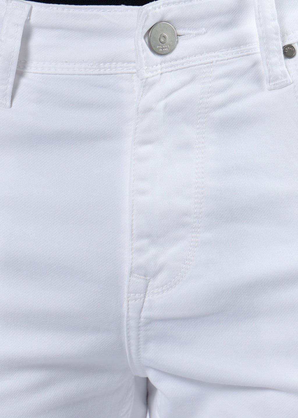 Men's Classic Slim Fit Stretch White Jeans