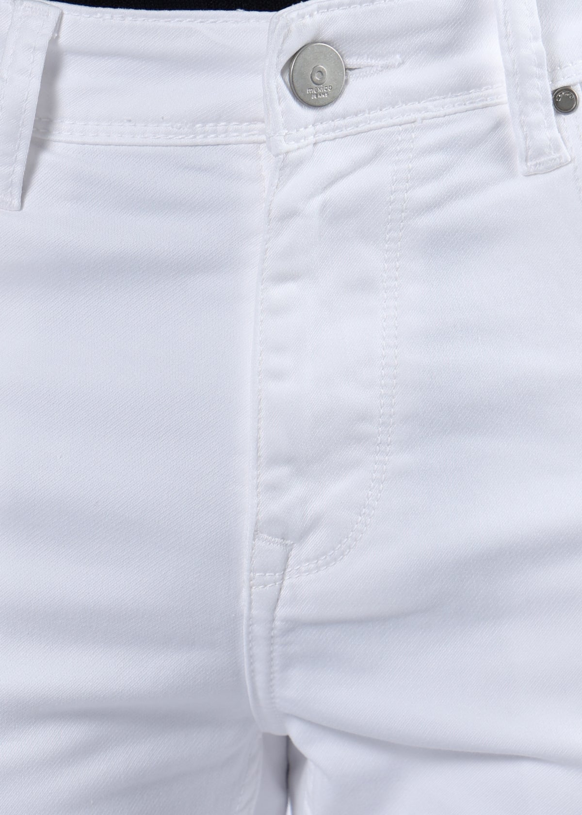 Men's Classic Slim Fit Stretch White Jeans