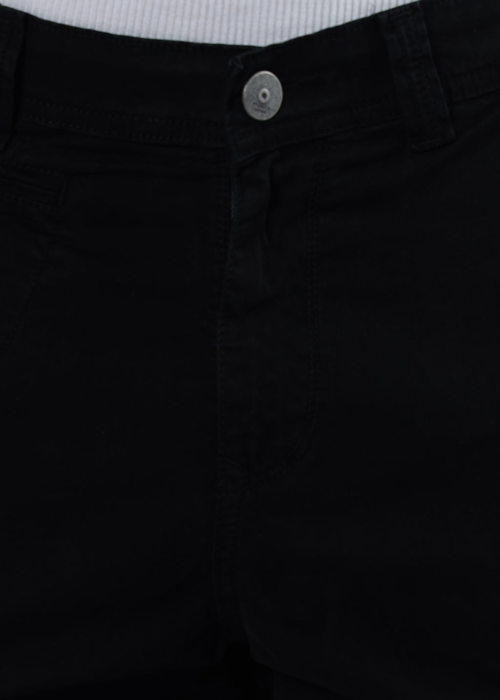 Men's Slim Fit Stretch Black Cargo