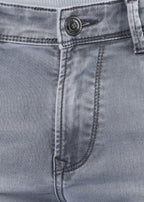 Men's Classic Slim Fit Stretch Light Grey Jeans