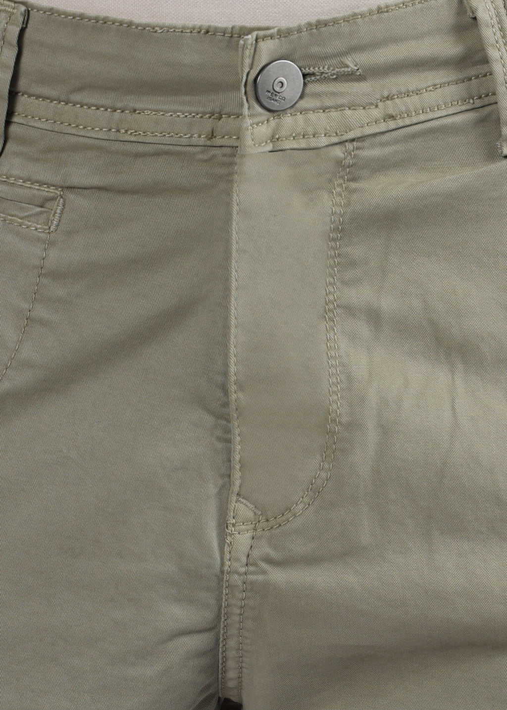 Men's Slim Fit Stretch Olive Khaki Cargo