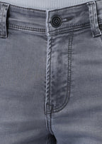 Men's Classic Slim Fit Stretch Med Grey Jeans