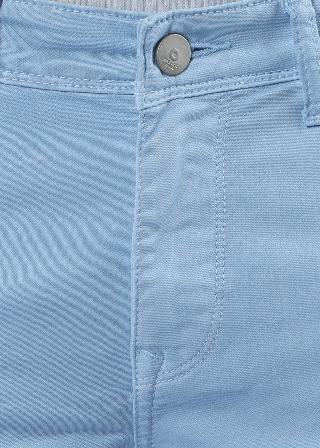Men's Classic Slim Fit Stretch Light Blue Jeans