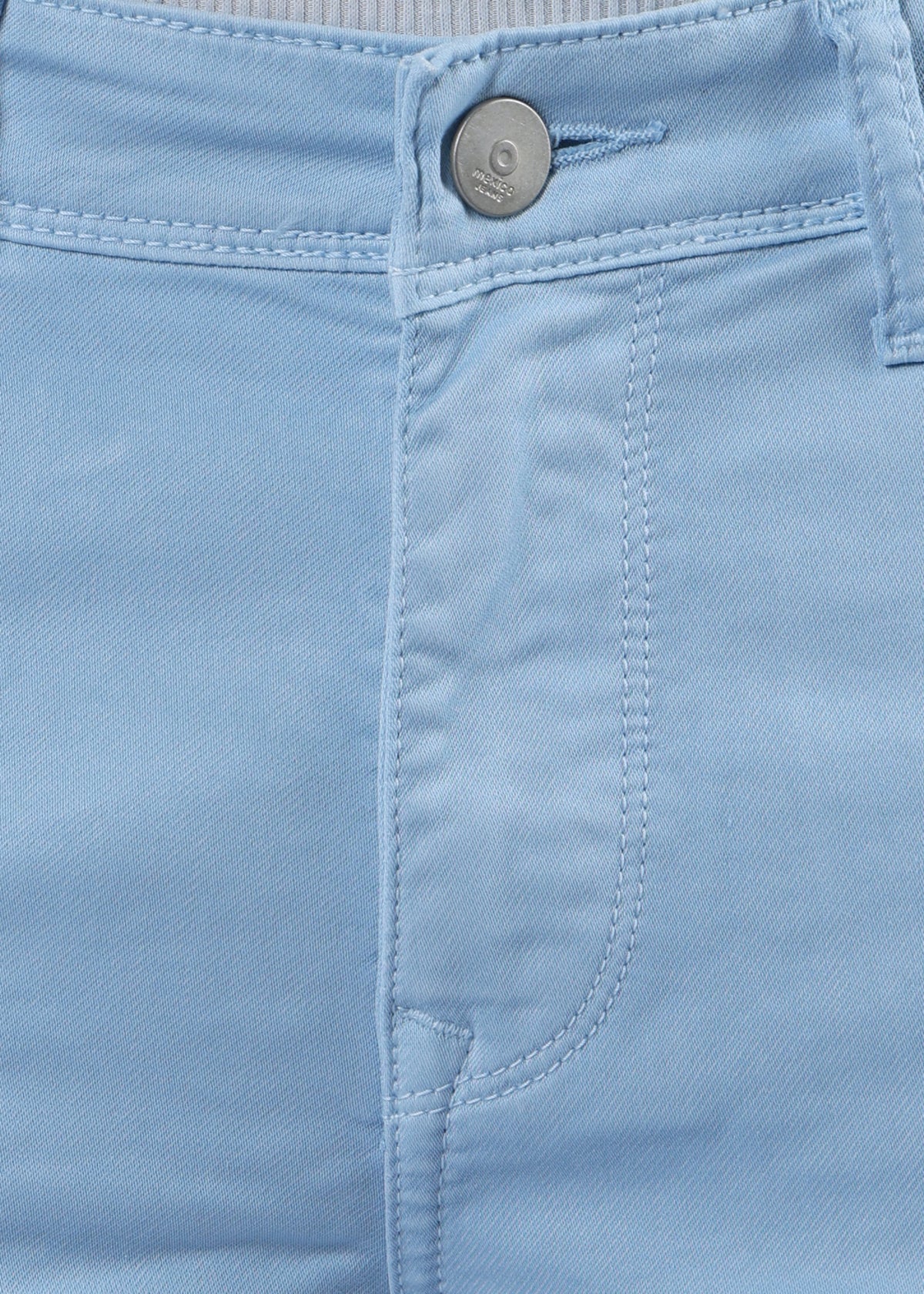 Men's Classic Slim Fit Stretch Light Blue Jeans