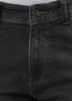 Men's Classic Slim Fit Stretch Charcoal Grey Jeans