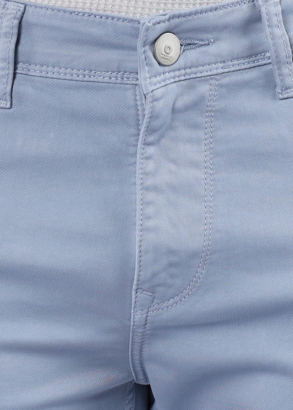 Men's Classic Slim Fit Stretch Ice Blue Jeans