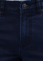 Men's Premium Comfort Fit Stretch Dark Blue Jeans