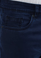 Men's Premium Comfort Fit Stretch Dark Blue Jeans