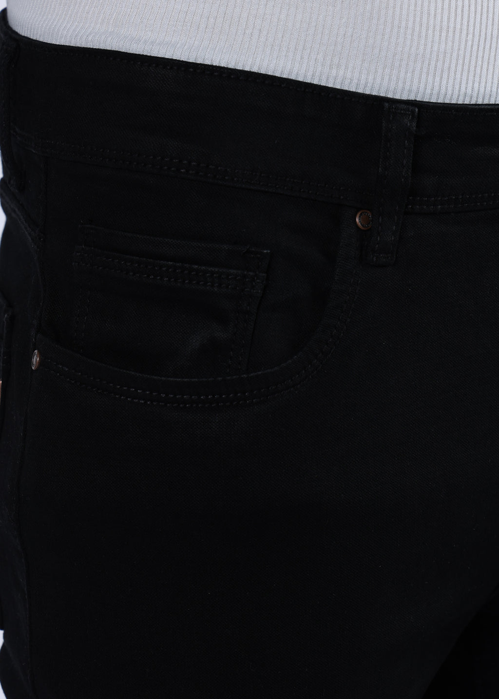 Men's Everyday Comfort Fit Stretch Black Jeans