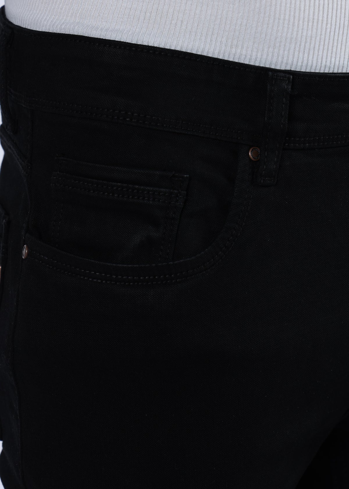 Men's Everyday Comfort Fit Stretch Black Jeans