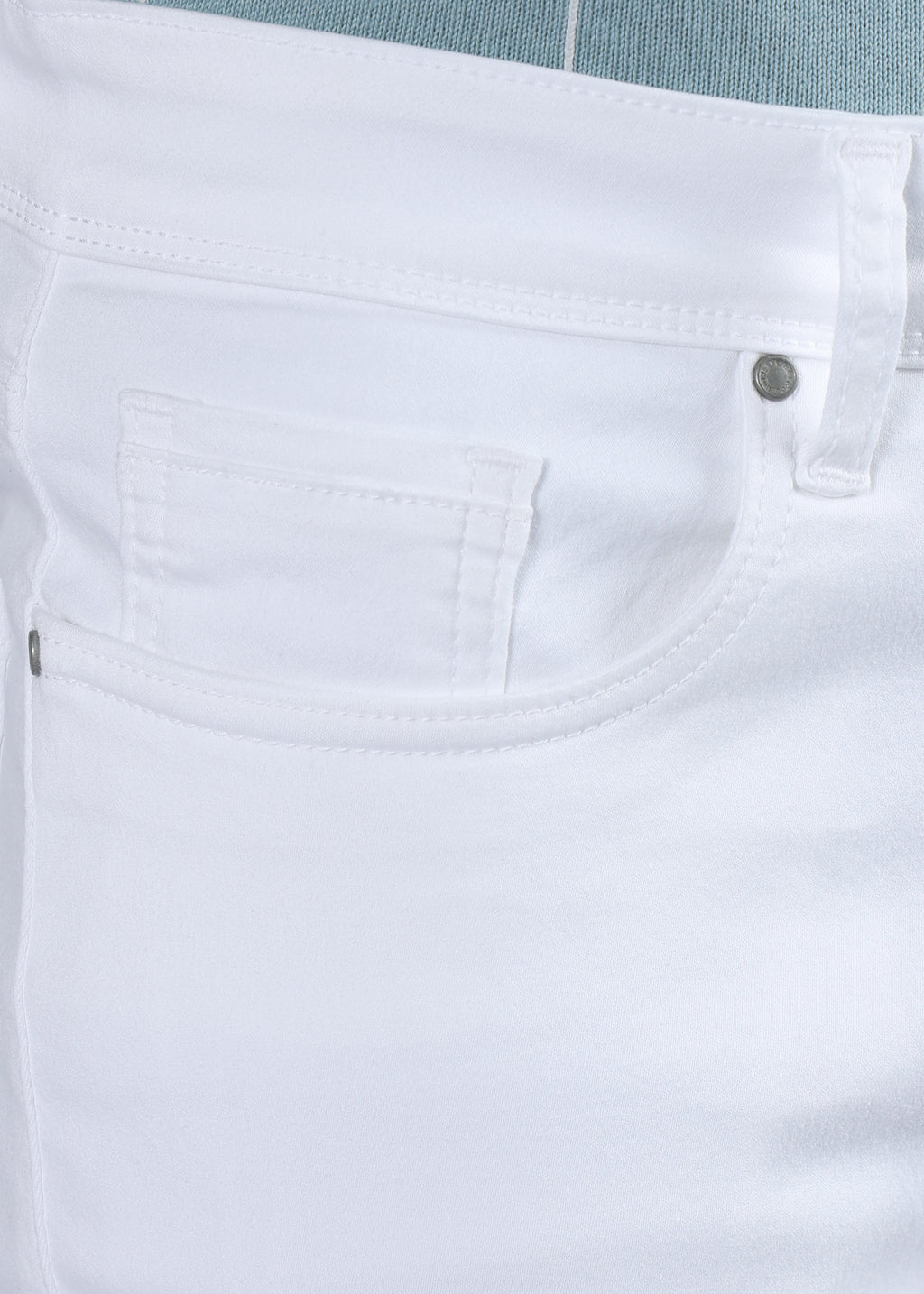 Men's Premium Comfort Fit Stretch White Jeans