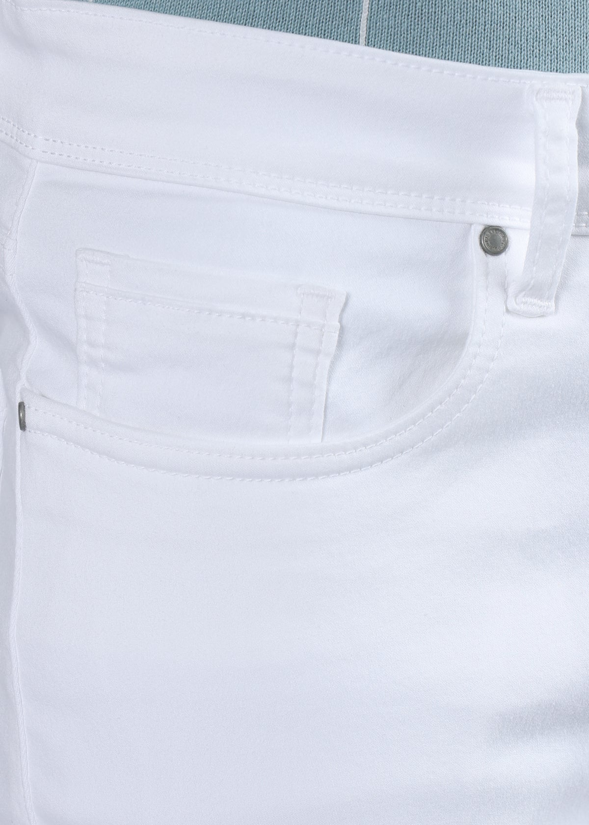 Men's Premium Comfort Fit Stretch White Jeans