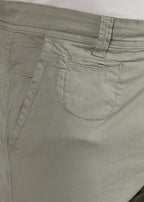 Men's Slim Fit Stretch Olive Khaki Cargo