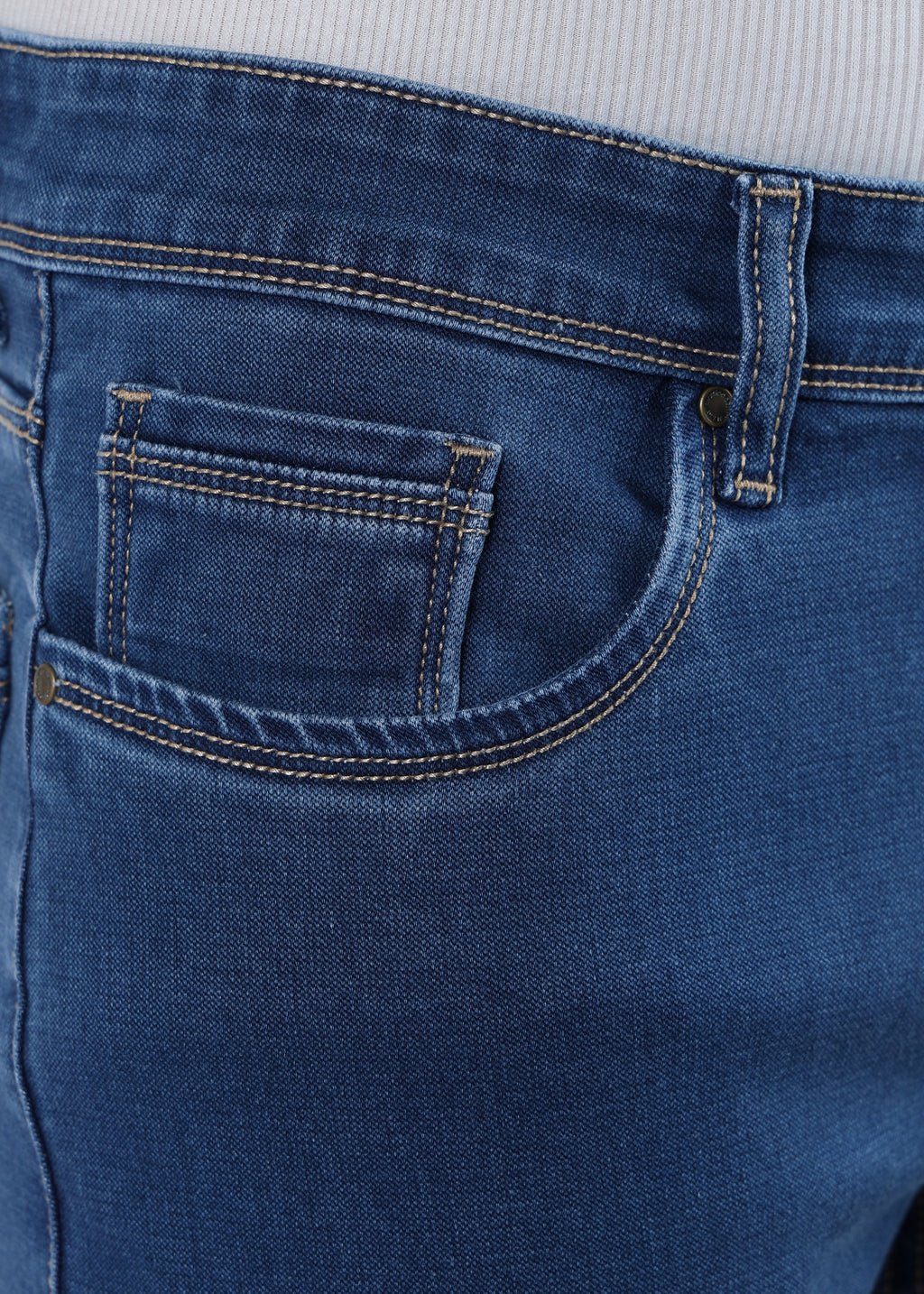 Men's Everyday Comfort Fit Stretch Indigo Jeans