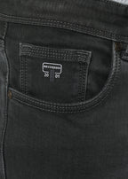 Men's Classic Slim Fit Stretch Charcoal Grey Jeans
