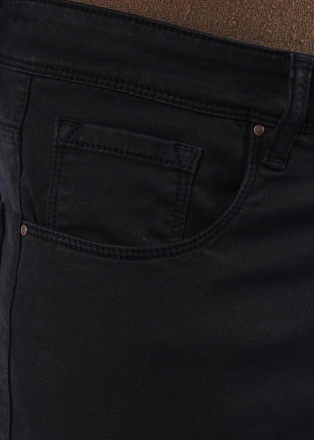 Men's Classic Slim Fit Stretch Black Jeans