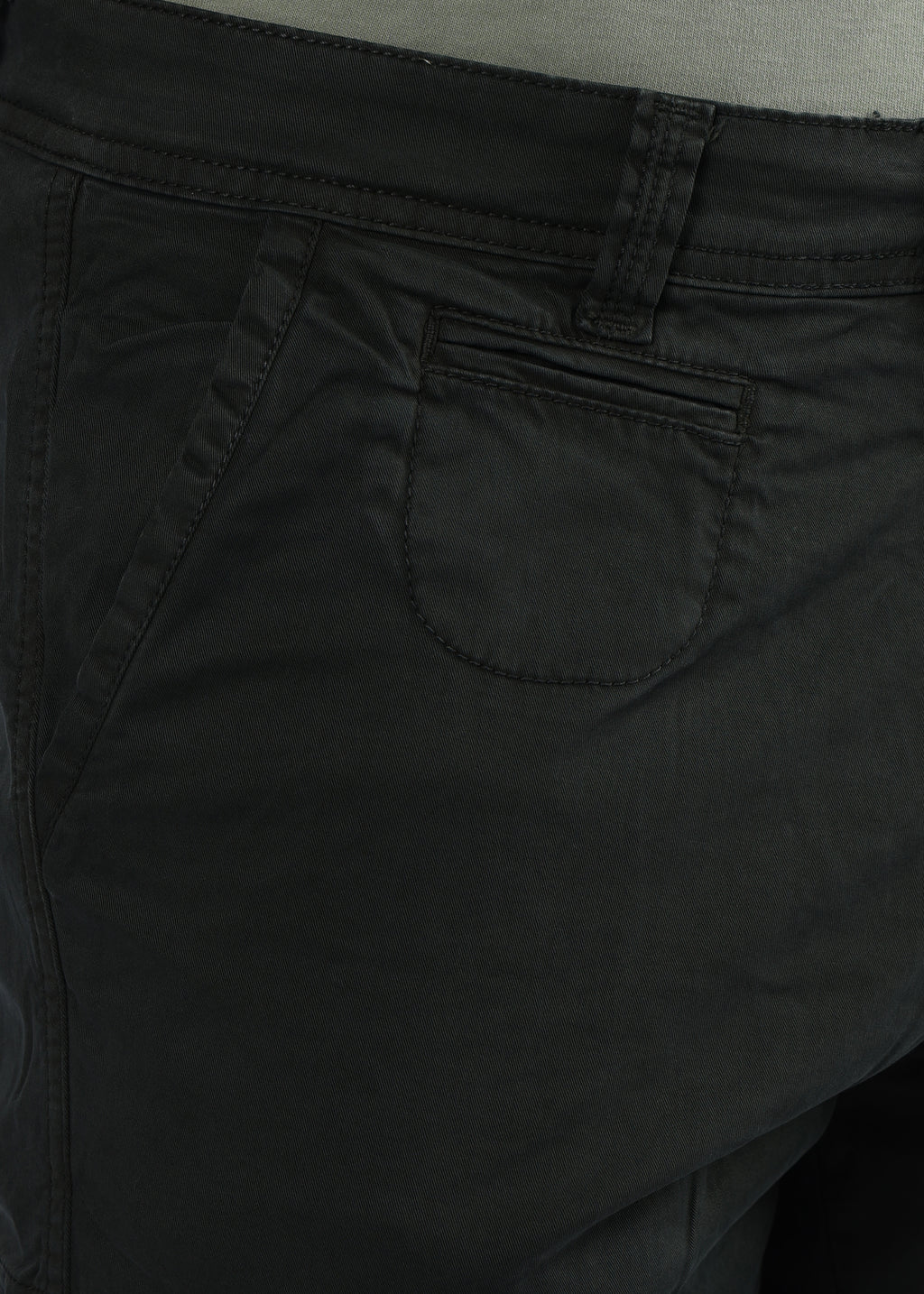 Men's Slim Fit Stretch Green Cargo