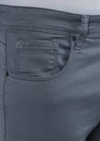 Men's Classic Slim Fit Stretch Grey Jeans
