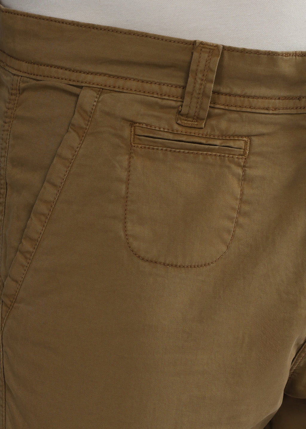 Men's Slim Fit Stretch Dark Beige Cargo