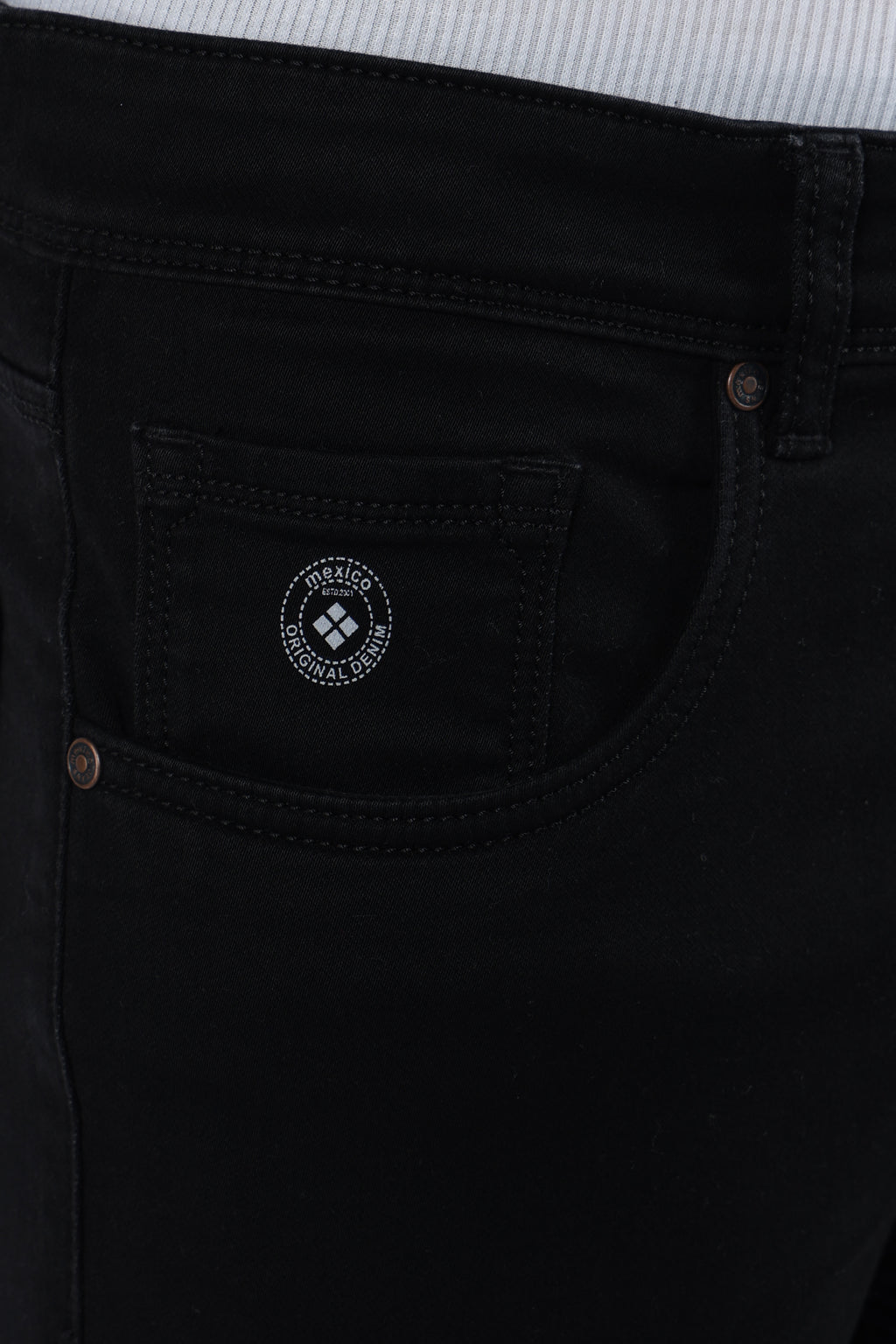 Men's Classic Slim Fit Stretch Black Jeans