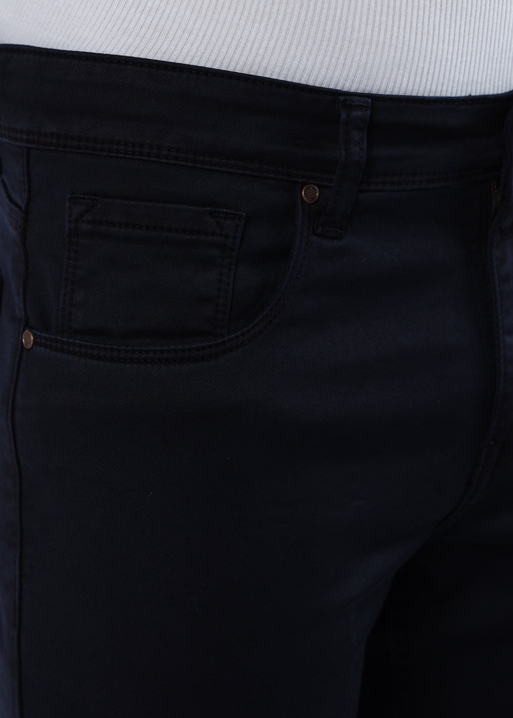 Men's Premium Comfort Fit Stretch Dark Indigo Jeans