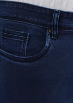 Men's Everyday Comfort Fit Stretch Dark Blue Jeans