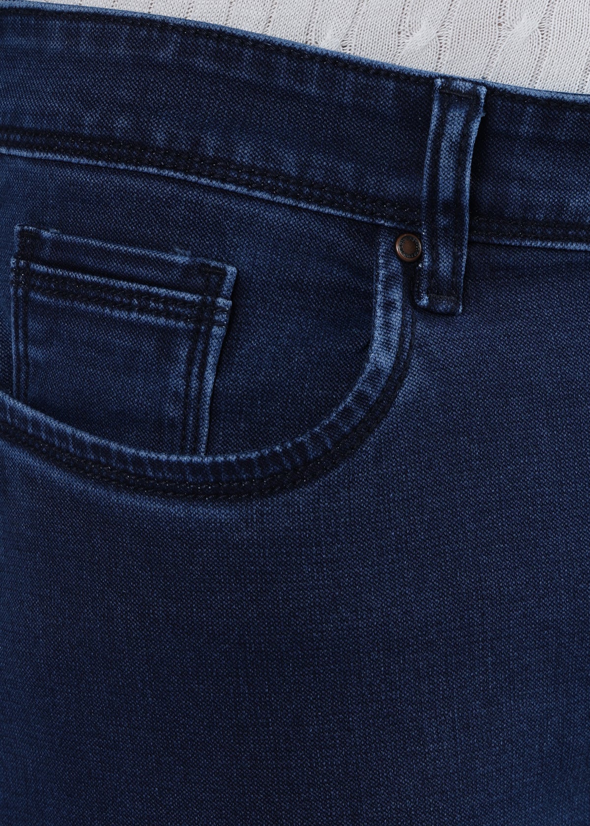Men's Everyday Comfort Fit Stretch Dark Blue Jeans