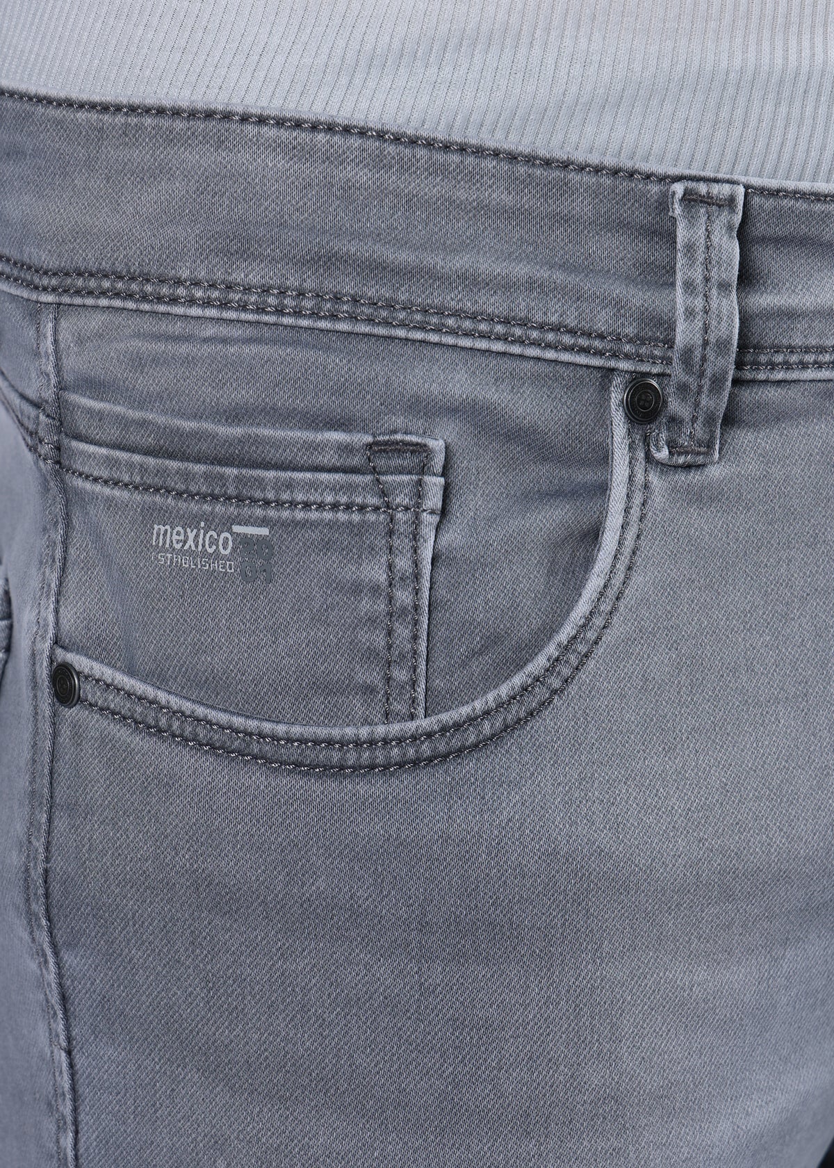 Men's Classic Slim Fit Stretch Med Grey Jeans