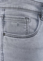 Men's Classic Slim Fit Stretch Light Grey Jeans