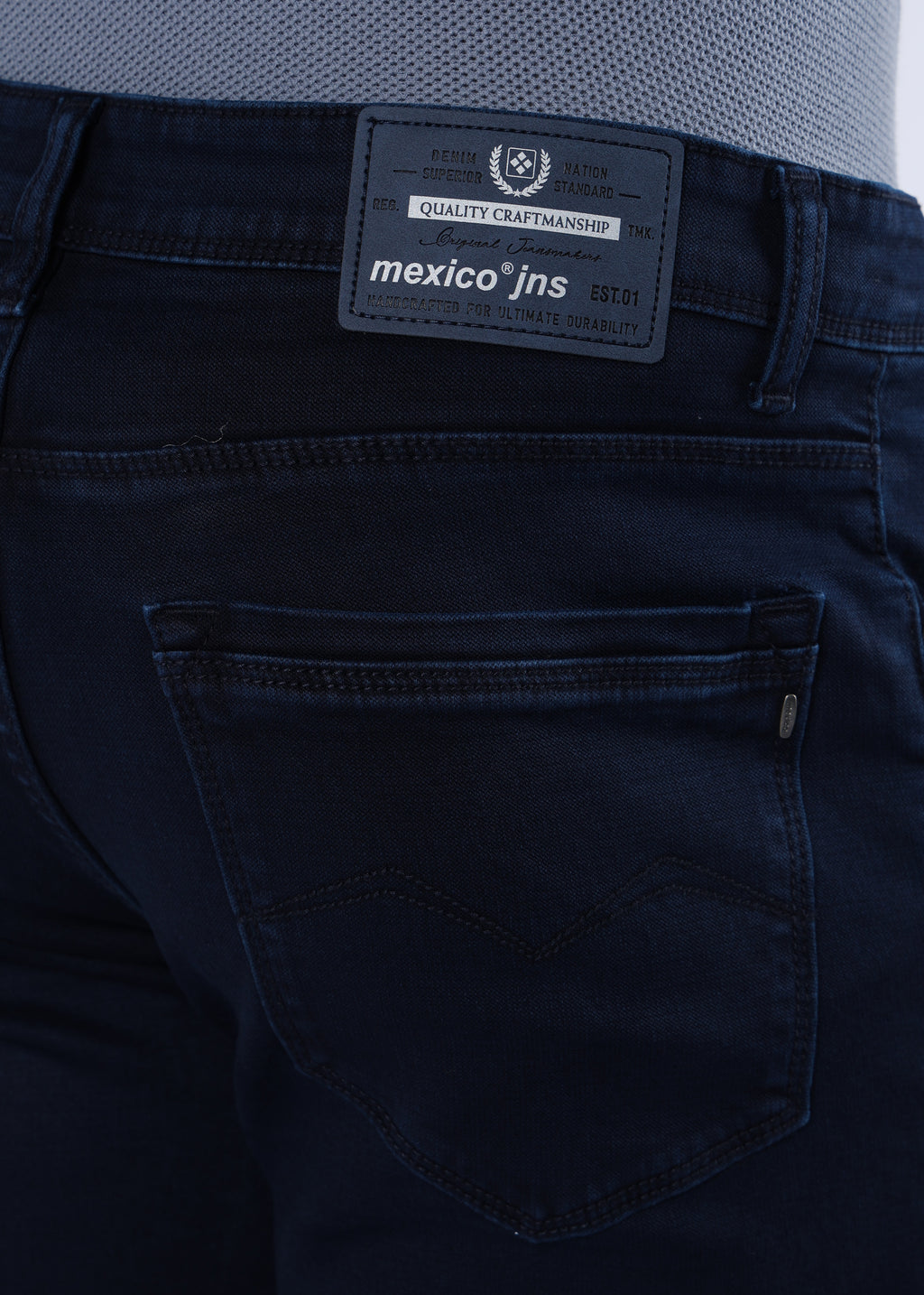 Men's Everyday Comfort Fit Stretch Dark Indigo Jeans