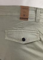 Men's Slim Fit Stretch Olive Khaki Cargo