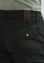 Men's Slim Fit Stretch Green Cargo