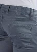 Men's Classic Slim Fit Stretch Grey Jeans