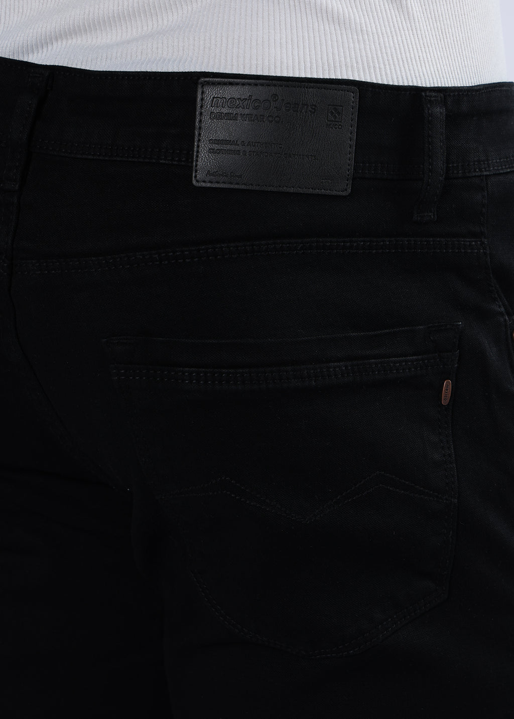 Men's Everyday Comfort Fit Stretch Black Jeans