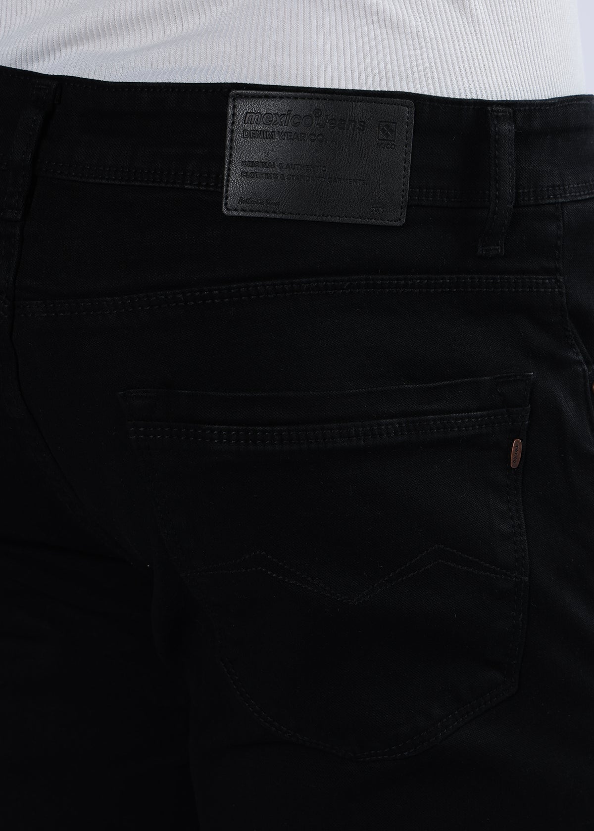 Men's Everyday Comfort Fit Stretch Black Jeans