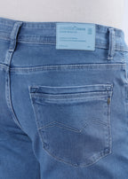 Men's Everyday Comfort Fit Stretch Light Blue Jeans