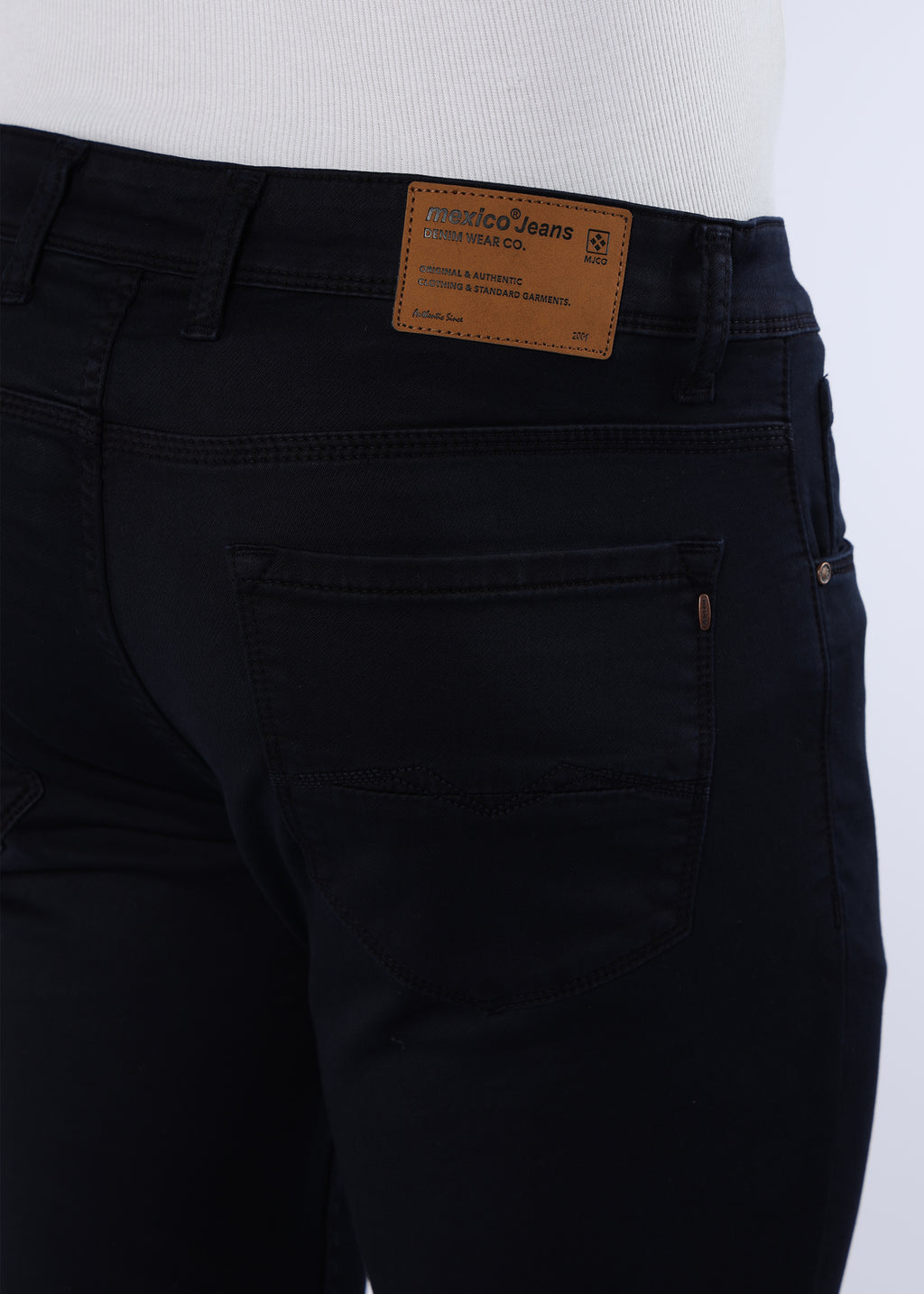 Men's Premium Comfort Fit Stretch Dark Indigo Jeans