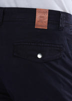 Men's Slim Fit Stretch Dark Blue Cargo