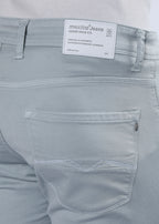 Men's Classic Slim Fit Stretch Light Grey Jeans