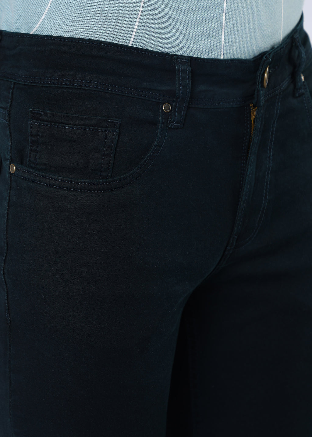 Men's Premium Comfort Fit Stretch Dark Teal Jeans