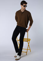 Men's Premium Comfort Fit Stretch Dark Grey Jeans