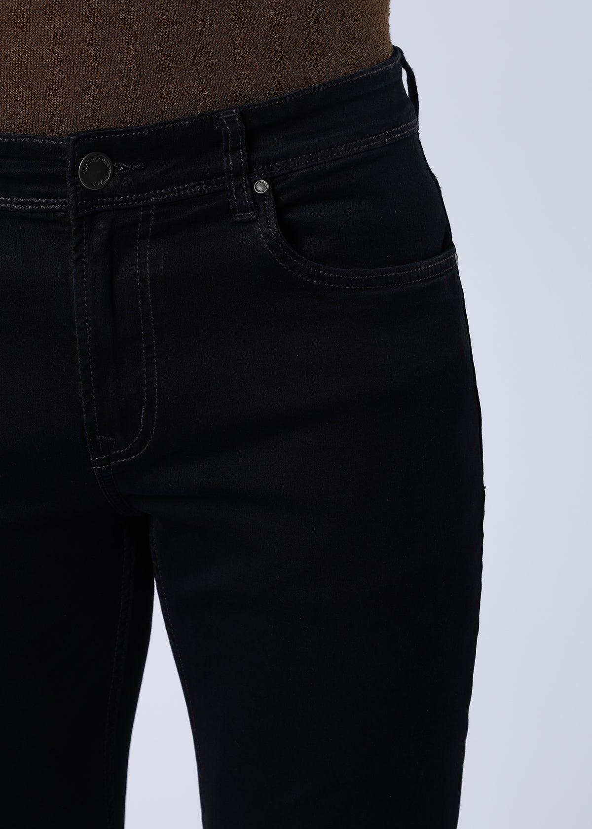 Men's Premium Comfort Fit Stretch Dark Grey Jeans