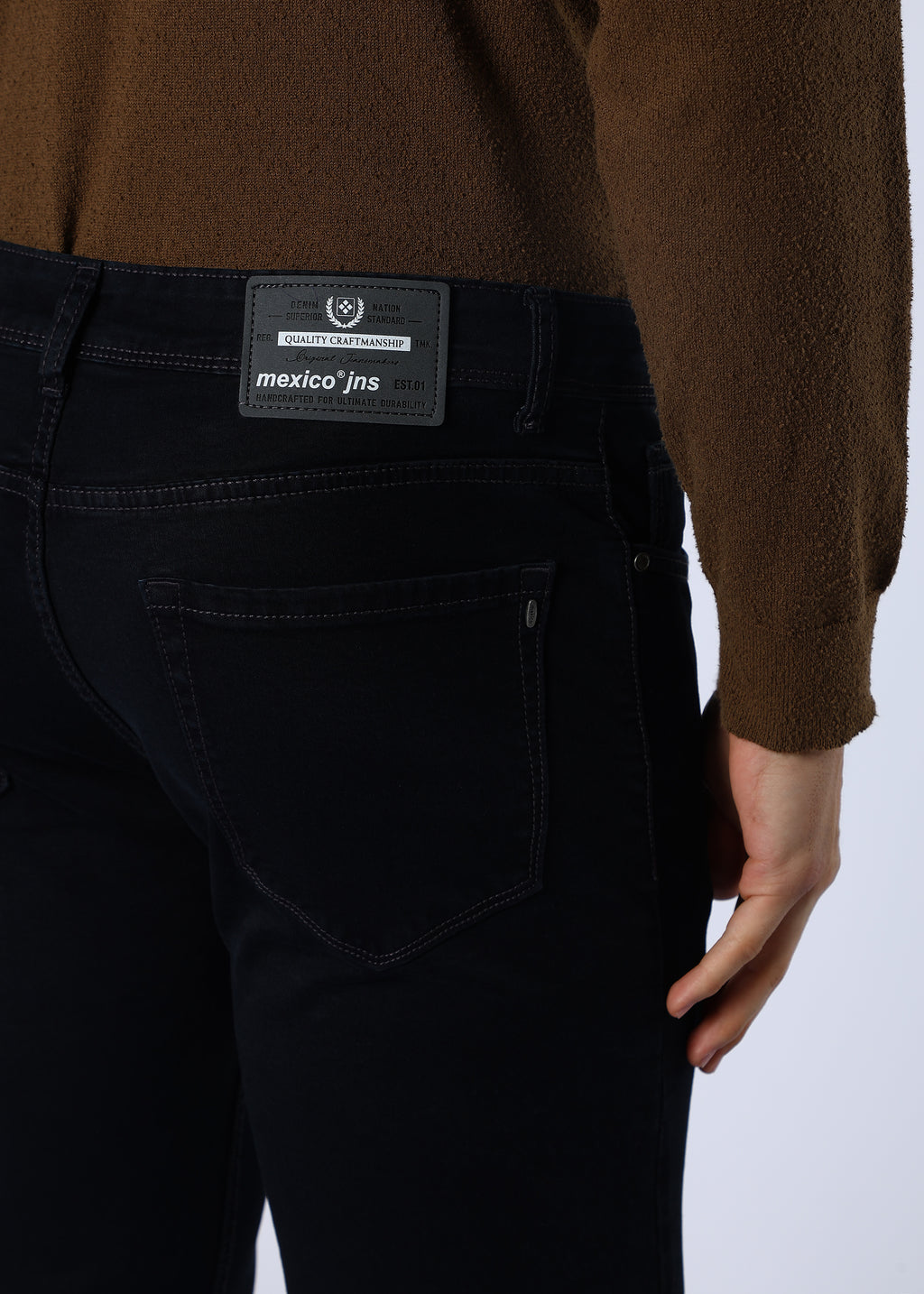 Men's Premium Comfort Fit Stretch Dark Grey Jeans