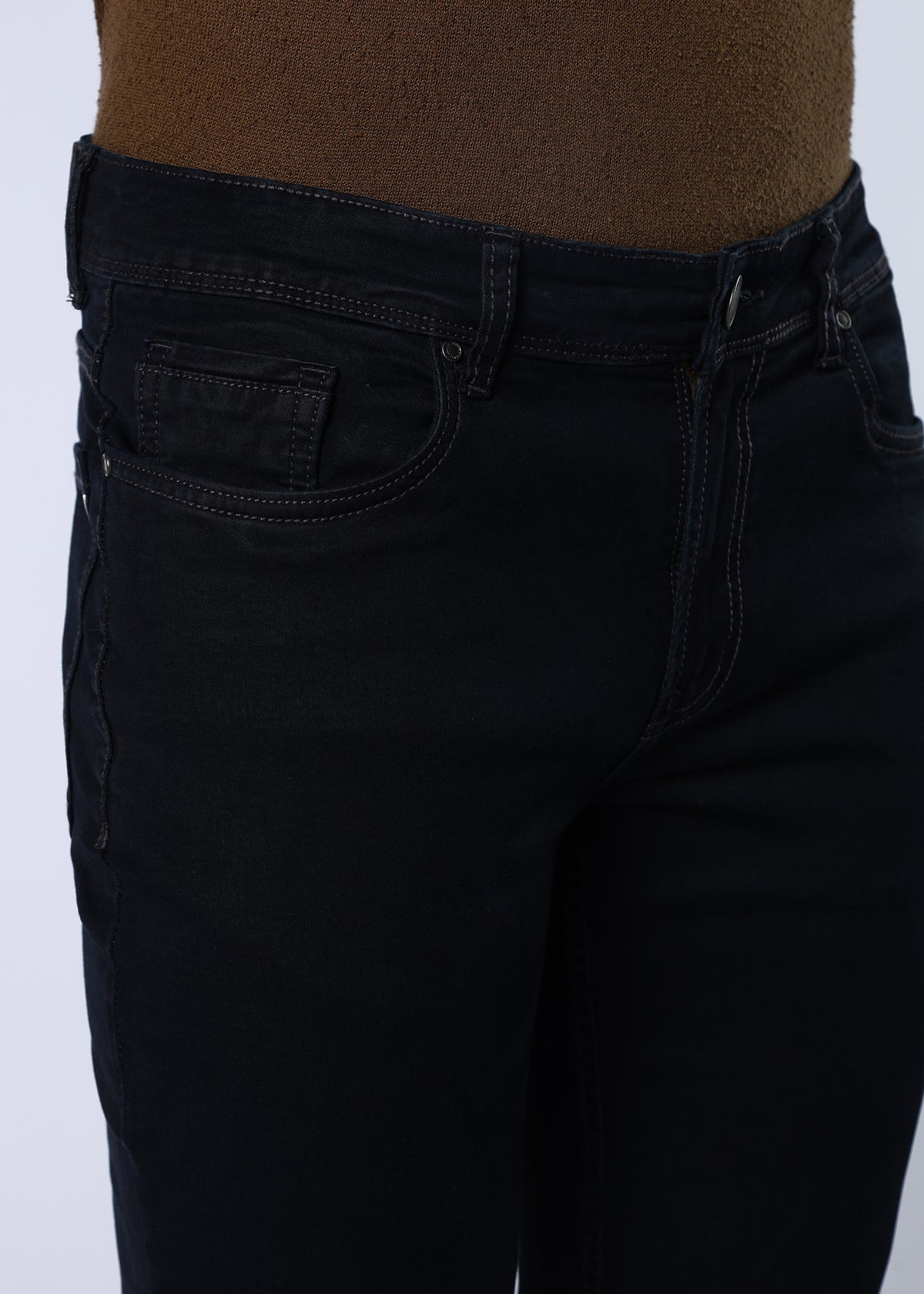 Men's Premium Comfort Fit Stretch Dark Grey Jeans