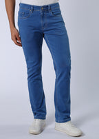 Men's Premium Comfort Fit Stretch Blue Jeans